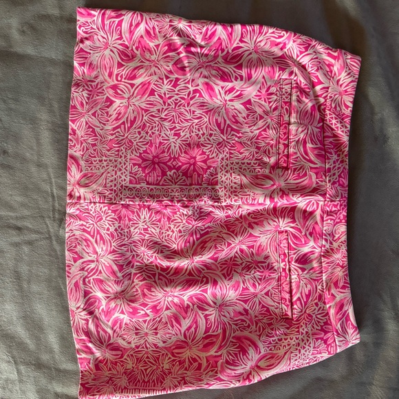 Lilly Pulitzer Collette Knit Rousseau Pink “Tulip to Tango” Skort - Picture 2 of 3